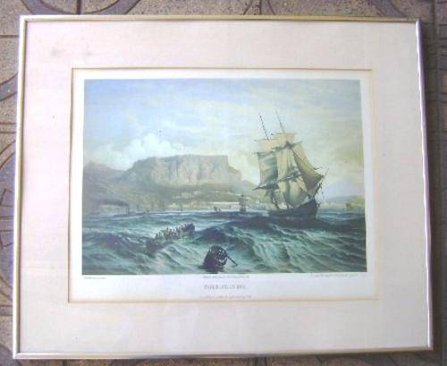 LIMITED 30/600 TABLE BAY IN 1851, THE WILLIAM FEHR ART COLLECTION