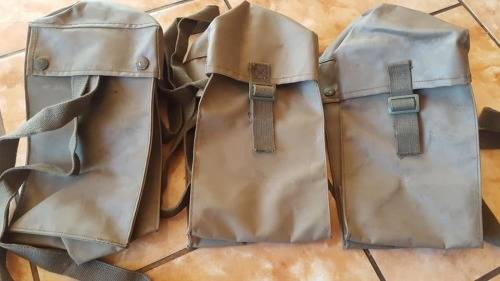 MILITARY VINYL GAS RESPIRATOR BAGS