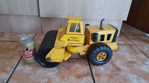 LARGE VINTAGE TONKA ROLLER TIN