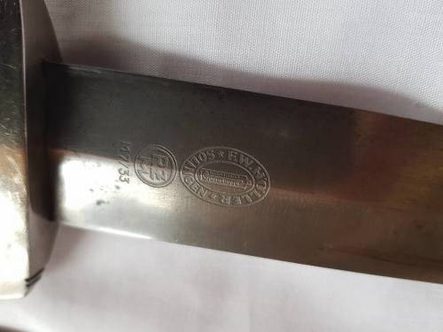 RARE EARLY TRANSITIONAL WW 2 GERMAN NAZI  SA DRESS DAGGER FW HOLLER RZM M7/33, 1937-1942