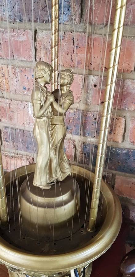 VINTAGE LARGE RAIN LAMP 700 MM HIGH