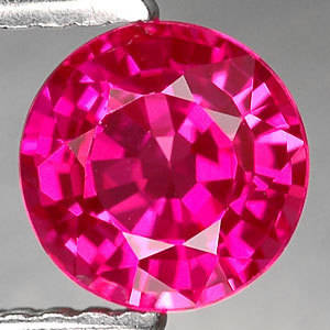 1.40 CT. FINE ROUND 6.3 MM. PINK NATURAL SAPPHIRE