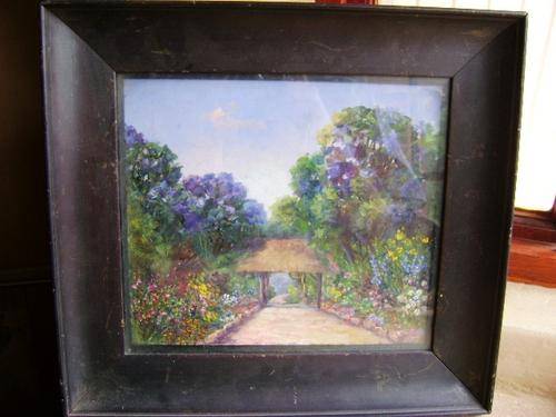 GREAT A. THOMAS OIL PAINTING 'RONDAVELS"