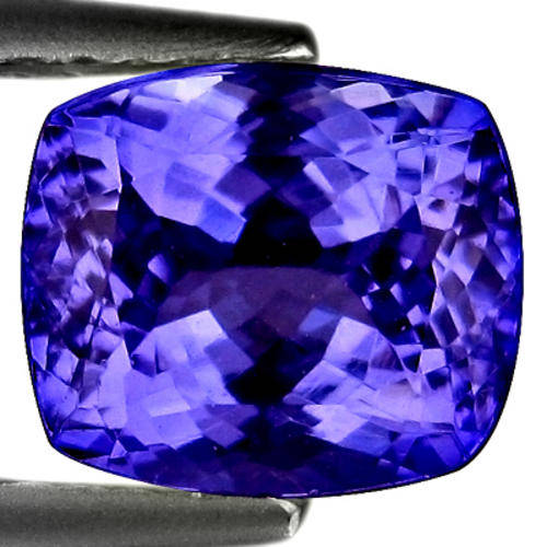 CERTIFIABLE 2.62 ct~TOP FIRE AAAA D'BLOCK NATURAL CUSHION CUT TANZANITE
