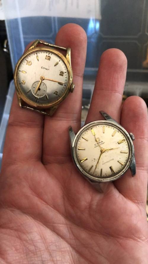 Swiss watches and watch parts - two massive lots one price
