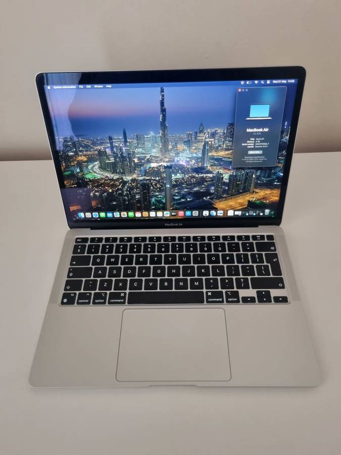 wknDEALonly! 2020 Apple MacBook Air 13-inch M1 8-Core CPU, 7-Core GPU (8GB RAM, 256GB SSD, Silver)
