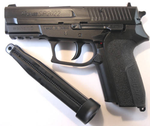 Guerrilla Snorre CO2 Gas Pistol 520FPS with 4.5mm BB metal bullets