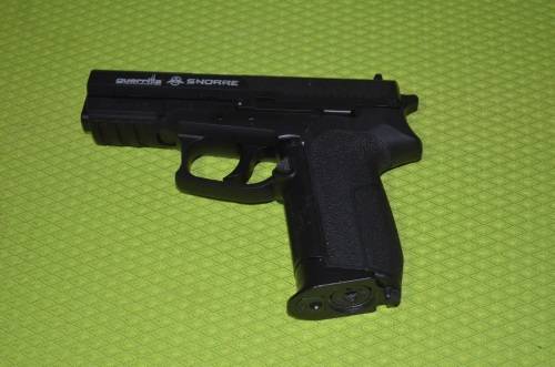 Guerrilla Snorre CO2 Gas Pistol 520FPS with 4.5mm BB metal bullets
