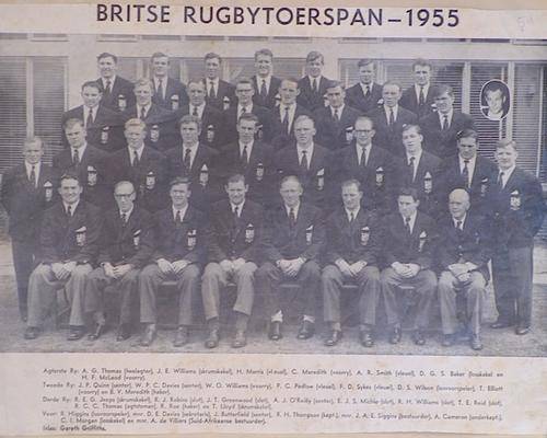 1955-68 Rugby Teams Touring South Africa Album
