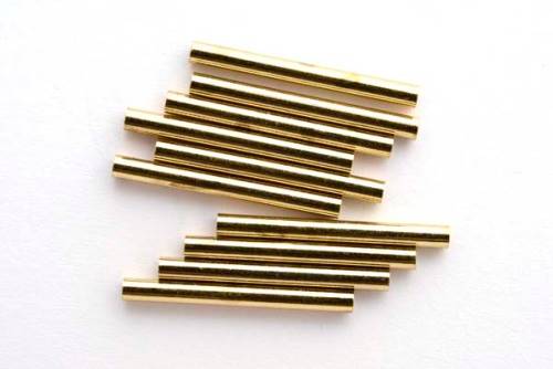 Spacer, tuber, gold tone, 20mm, 10pcs
