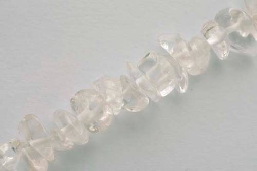 Quartz crystal chips, 40cm strand
