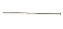 Head pins, 76mm, nickel 20pcs