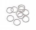 Jump rings, nickel, 6mm, 50pcs