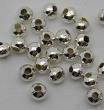 Crimp beads, large 3mm, nickel, +/-100pcs