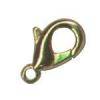 Lobster clasp, 15mm, goldtone, 5pcs