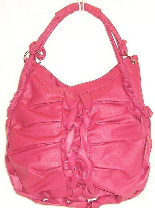 Handbag - Last One Left ! - STUNNING HOBO STYLE - "Dark Pink is deeper + darker than photos "