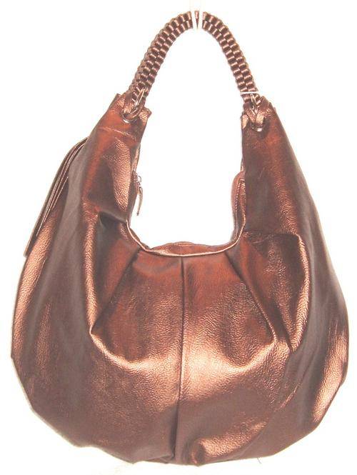 HANDBAG - GORGEOUS METALLIC TOTE  - " Colour Metallic Copper/Gold "