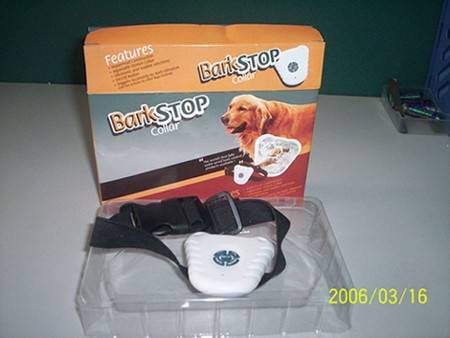 GENTLE STOP BARK COLLAR USES ULTRASONIC SOUND: ENJOY THE SILENCE AGAIN.