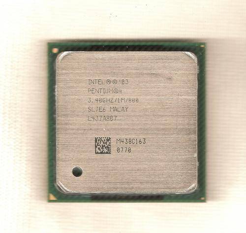 INTEL PENTIUM 4 3.4GHz CPU, Socket 478