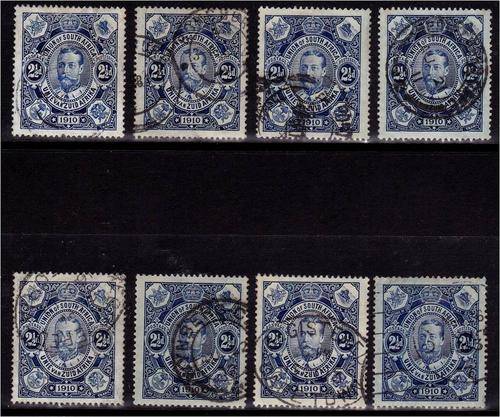 Union  KG V parliament  8 x SACC 1a  good used