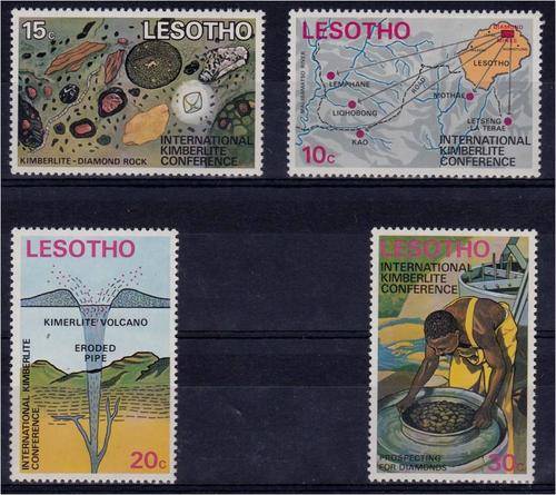 Lesotho  Kimberlite  set  MNH  SG 246-9