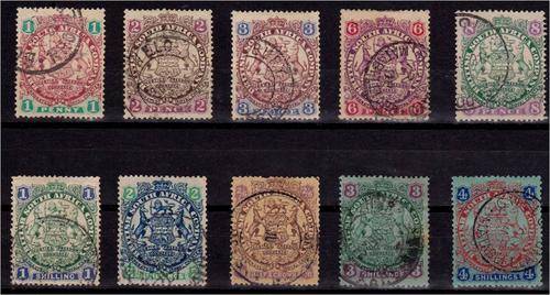 BSAC lovely group of 10 Arms issues  unchecked  incl. 3/- fine used