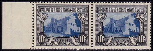 Union 10/- Hyph  Pict  SACC 63b  Superb  MNH