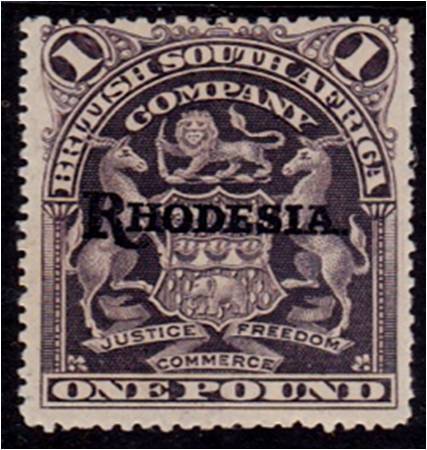 BSAC  1 pound Arms  O/Print  SACC 110  MM