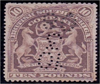 BSAC 10 pounds  Arms  revenue used/perfin  - Clean