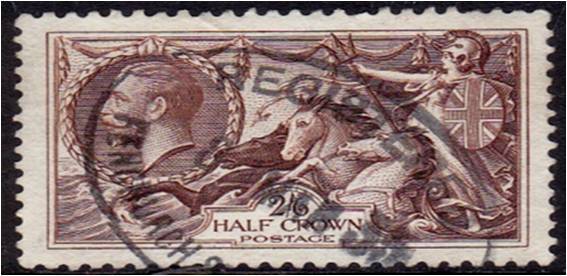 GB KG V 2/6d Seahorse SG 450 fine used