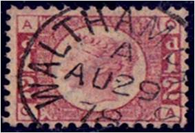 GB QV 1/2d defn. SG 49 Plate 12 superb used
