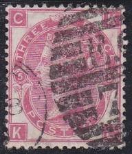 GB QV 3d deep rose SG 103 Plate 5 fine used