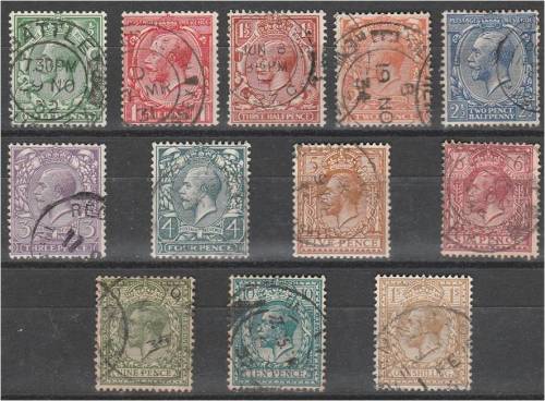 GB KG V  Defn set - block cypher SG  418-29  fine used