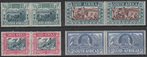 Union  Voortrekker Centenary set SACC 75-78 MM pairs