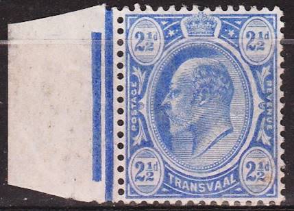 Transvaal KE VII 2 1/2d defn SACC 282 mint not hinged