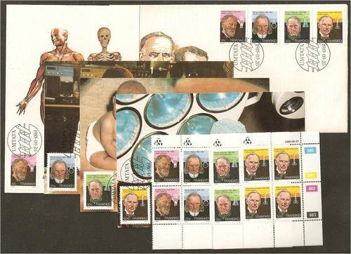 Transkei  Heroes of Medicine FDC + Controls MNh + Maxis