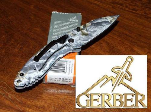 Superior quality Gerber knife - Cammo design. LOVELY Fathers day gift!