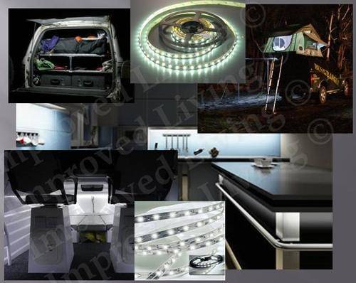 300 LEDs Cool White **High Bright Marine grade Waterproof **Price/m* FREE SHIPING OPTION