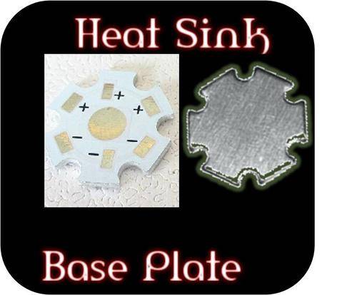 1W/ 3W High Power LED chip Heat Sink Aluminium Base plate star type *** Free Shipping Option