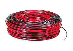 Black & Red Flex Wire 1.5mm Diameter  **LOCAL STOCK**