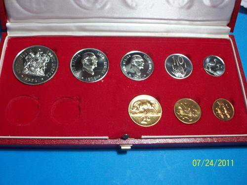 1976 PROOF SET RED CASE - NO GOLD
