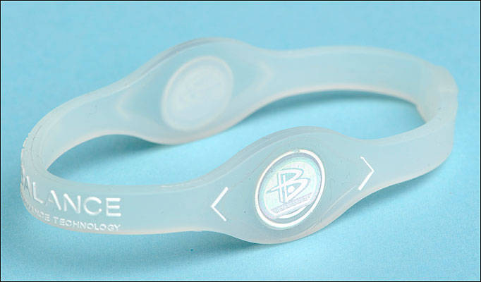POWER BALANCE SILICONE WRISTBAND - CLEAR