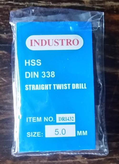 10 x 5mm HSS drill bits (1 pack of 10 Drill bits)