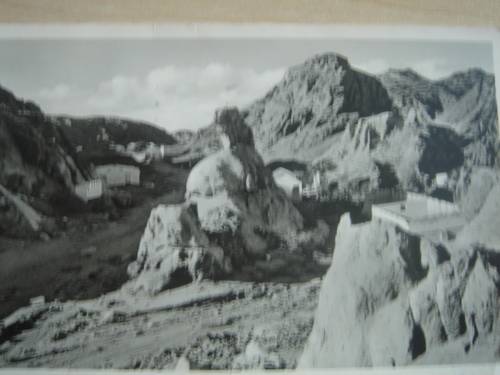 1954 SWA - Postcard with `White Lady` Rock Painting 2 d, used, stamped