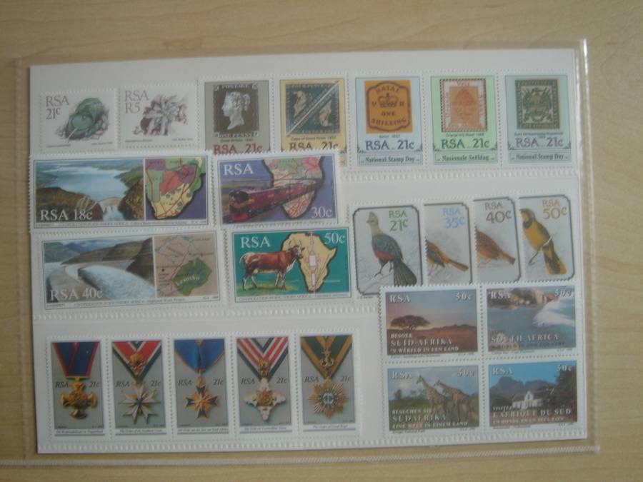 1990 RSA - Mounted Set - 24 stamps MNH