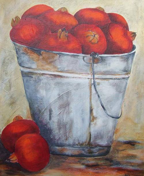 Original painting done by Kareni Bester - Arcylic on stretch canvas - 455x355x35mm