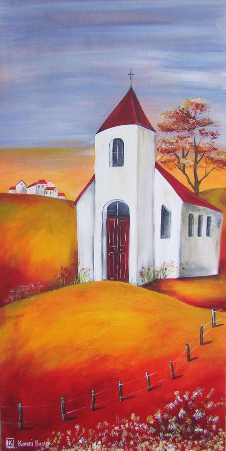 Original painting by Kareni Bester - Acrylic on board - 300x610mm