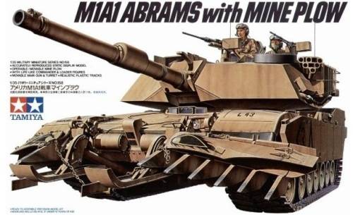 Tamiya 1/35 US M1A1 Abrams w/Mine Plow