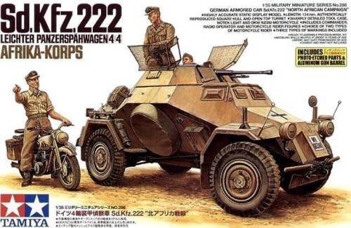 Tamiya 1/35 Sd.Kfz.222 Leichter Panzerspähwagen 4x4 Afrika Korps