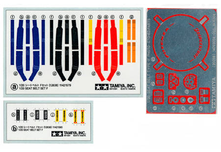 Tamiya 1/20 Seat Belt Set F